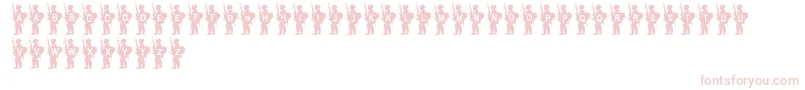 ArmyBoy Font – Pink Fonts on White Background