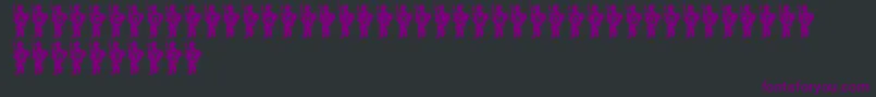 ArmyBoy Font – Purple Fonts on Black Background