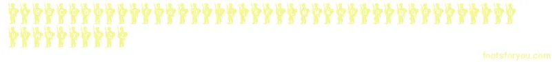 ArmyBoy-Schriftart – Gelbe Schriften