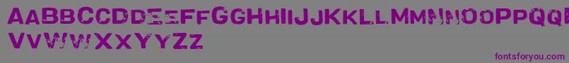 VtksMilkshake Font – Purple Fonts on Gray Background