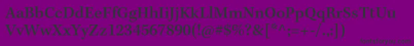 KeplerstdMediumcapt Font – Black Fonts on Purple Background