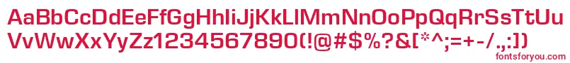 EurostileNextLtComSemibold Font – Red Fonts