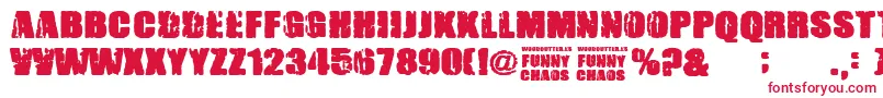 FunnyChaos Font – Red Fonts