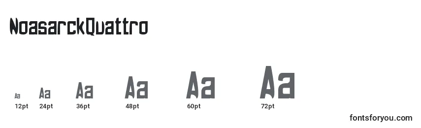 NoasarckQuattro Font Sizes