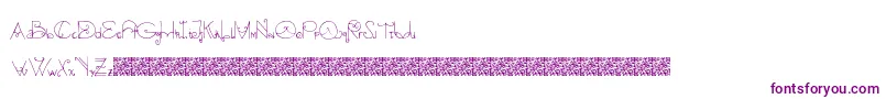 Blacksmith Font – Purple Fonts on White Background