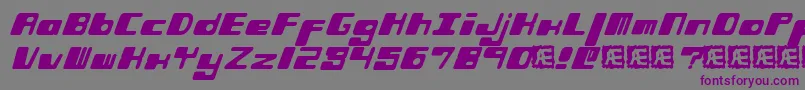 PhorfeitBrk Font – Purple Fonts on Gray Background