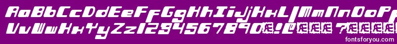 PhorfeitBrk Font – White Fonts on Purple Background