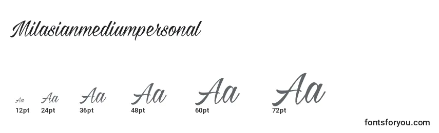 Milasianmediumpersonal Font Sizes