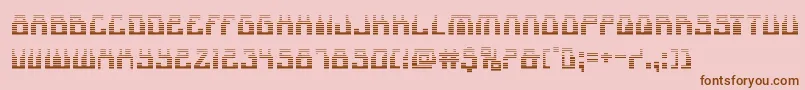 1968odysseygrad Font – Brown Fonts on Pink Background