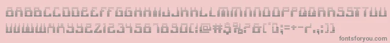 1968odysseygrad Font – Gray Fonts on Pink Background
