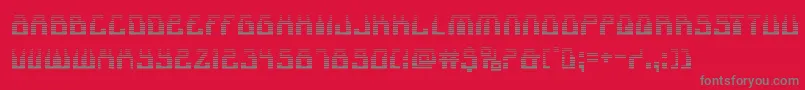 1968odysseygrad Font – Gray Fonts on Red Background