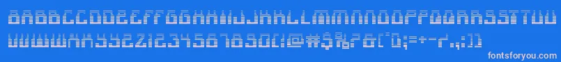 1968odysseygrad Font – Pink Fonts on Blue Background