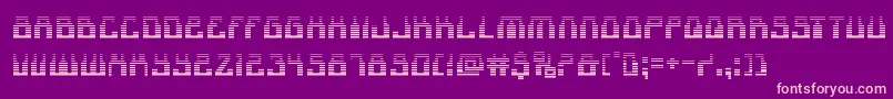 1968odysseygrad Font – Pink Fonts on Purple Background