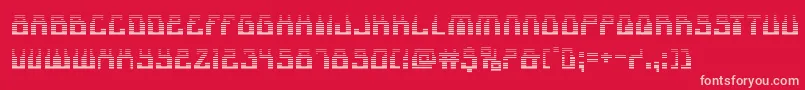 1968odysseygrad Font – Pink Fonts on Red Background