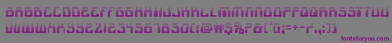 Шрифт 1968odysseygrad – фиолетовые шрифты на сером фоне