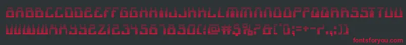 1968odysseygrad Font – Red Fonts on Black Background