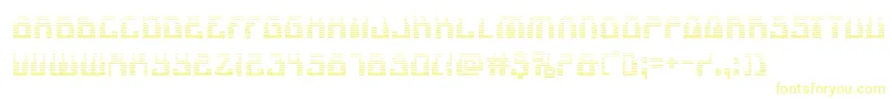 1968odysseygrad Font – Yellow Fonts on White Background