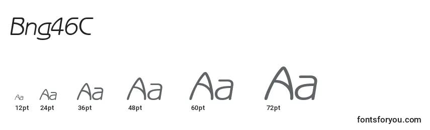 Bng46C Font Sizes