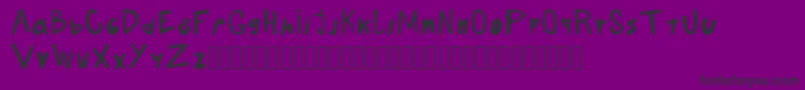 Boludos Font – Black Fonts on Purple Background