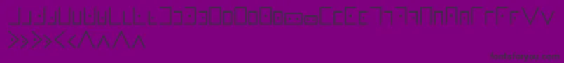 フォントMasonicwriting – 紫の背景に黒い文字