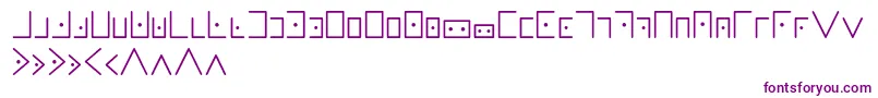 Masonicwriting Font – Purple Fonts on White Background