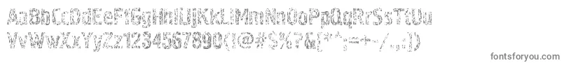 Шрифт Pollockc4 – серые шрифты