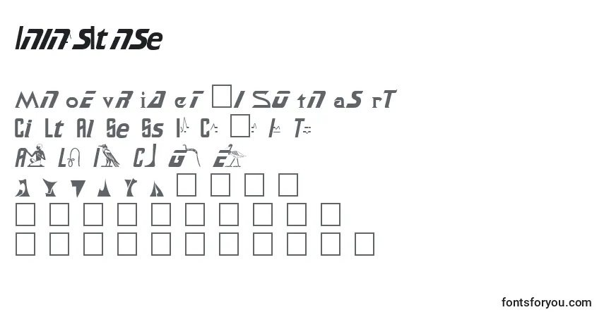 Шрифт SafariPlain – алфавит, цифры, специальные символы