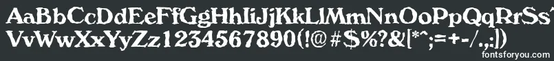 VeronarandomBold Font – White Fonts