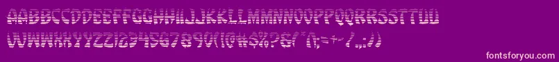Eggrollgrad Font – Pink Fonts on Purple Background