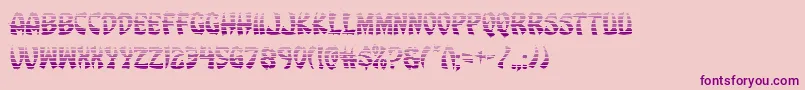 Eggrollgrad Font – Purple Fonts on Pink Background