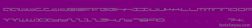 Adamfont Font – Gray Fonts on Purple Background