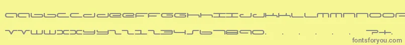 Шрифт Adamfont – серые шрифты на жёлтом фоне