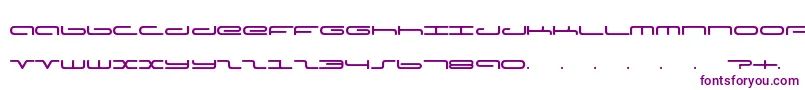 Adamfont Font – Purple Fonts on White Background
