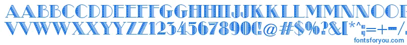 MetroRetroB Font – Blue Fonts