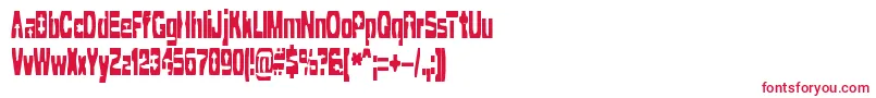 CleavedTtrBrk Font – Red Fonts