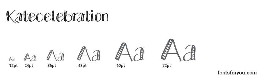 Katecelebration Font Sizes