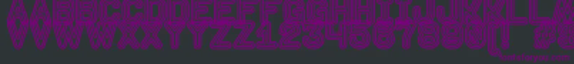 DiscotequeSt Font – Purple Fonts on Black Background