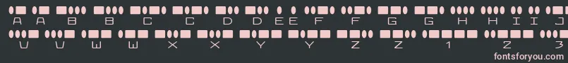 RadiosInMotion Font – Pink Fonts on Black Background