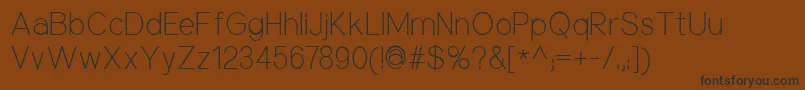 Подробнее о шрифте NuorderLight Шрифт NuorderLight – чёрные шрифты на коричневом фоне