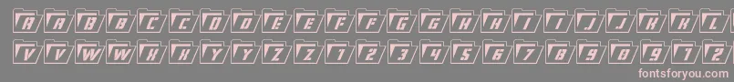 fuente Eyesonlyoutsemicondital – Fuentes Rosadas Sobre Fondo Gris