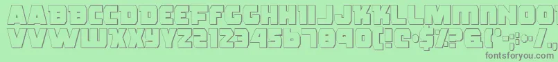 Подробнее о шрифте RogueHeroOutline Шрифт RogueHeroOutline – серые шрифты на зелёном фоне