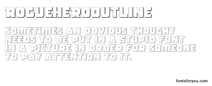RogueHeroOutline Font