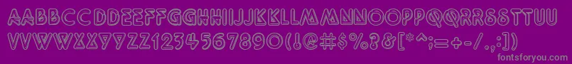 Quarkneo Font – Gray Fonts on Purple Background