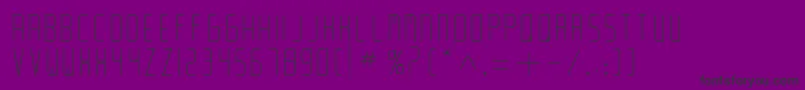 Arkadia Font – Black Fonts on Purple Background