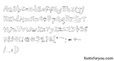 Pfplayskoolpro3Doutline font – 3D Fonts