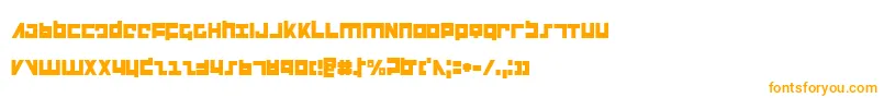 Flightcorpsc Font – Orange Fonts on White Background