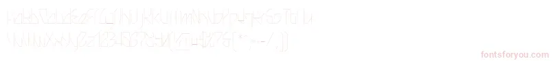 SnowstreetthinPersonaluse Font – Pink Fonts on White Background