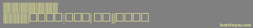 フォントV100007 – 黄色のフォント、灰色の背景