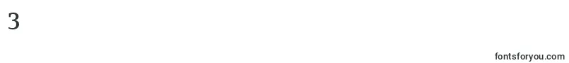 LinoletterMediumOldstyleFigures Font – Fonts for Digit 3