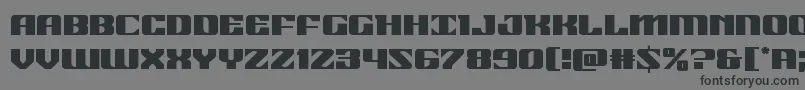 21gunsalute Font – Black Fonts on Gray Background